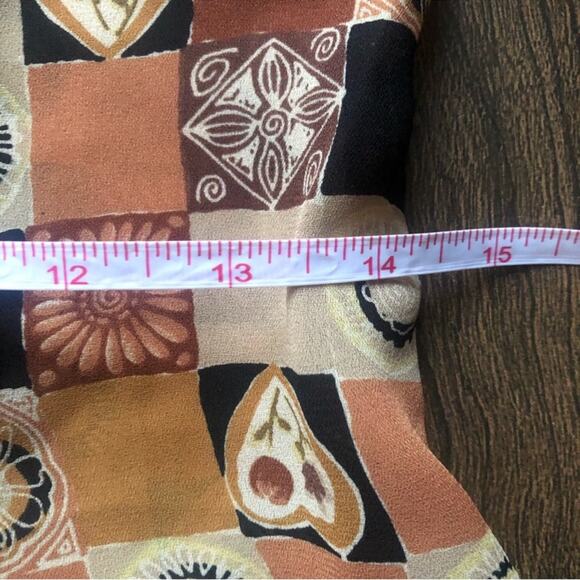 Vintage Windsor Sheer Maxi Dress with Spaghetti Strap Patchwork Y2k - Picture 3 of 5